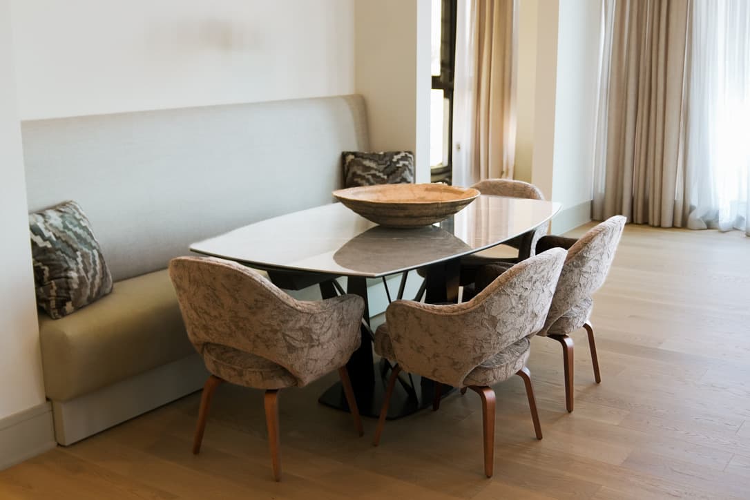 Dining banquette set